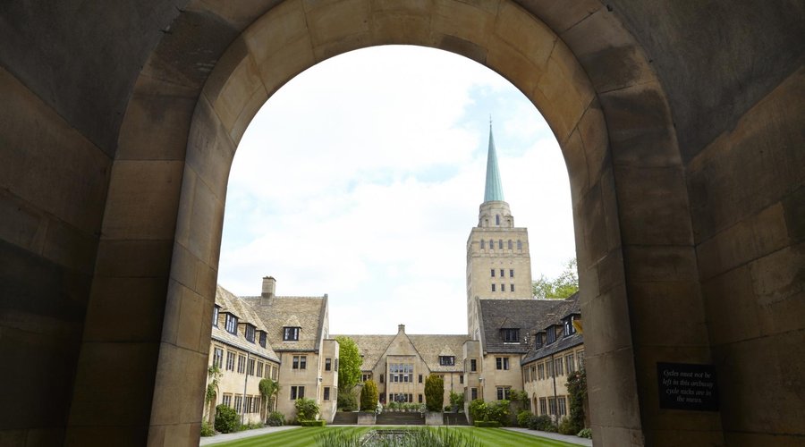 Nuffield College view from Worcester St Gate