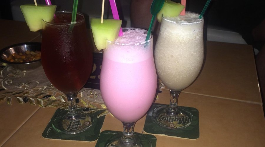 Julie's special, strawberry daqueri and a kaziwazi mmmmm xx