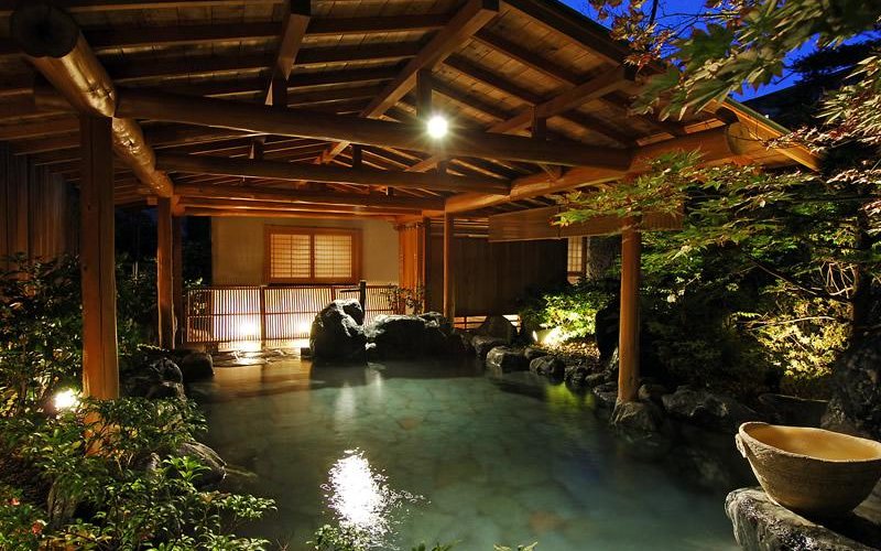 【露天風呂「たまゆらの湯」】人気の露天風呂