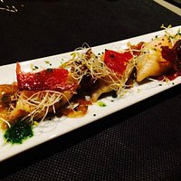 Calamares con jamón