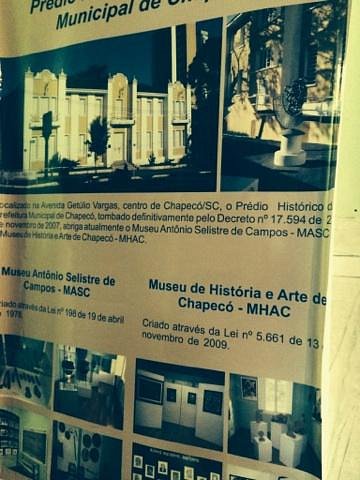 Museu de Historia e Arte de Chapeco/ Prefeitura image