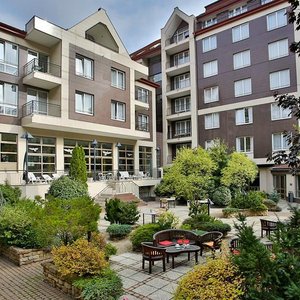 Adina Apartment Hotel Budapest in Budapest, image may contain: City, Backyard, Urban, Neighborhood