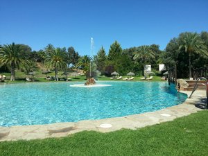 Pool och strand