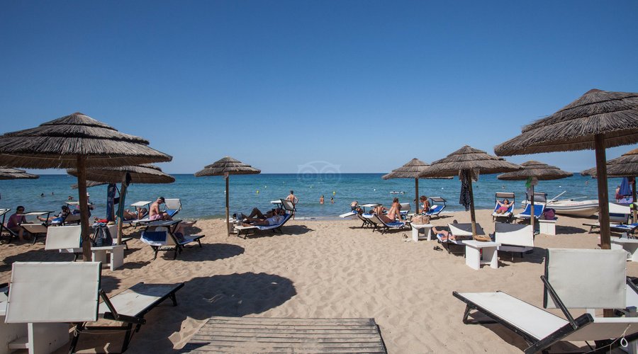 Beach at the Masseria Torre Coccaro