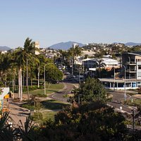 View back to the township