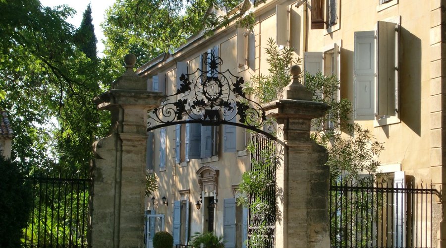 Entrance of the chateau