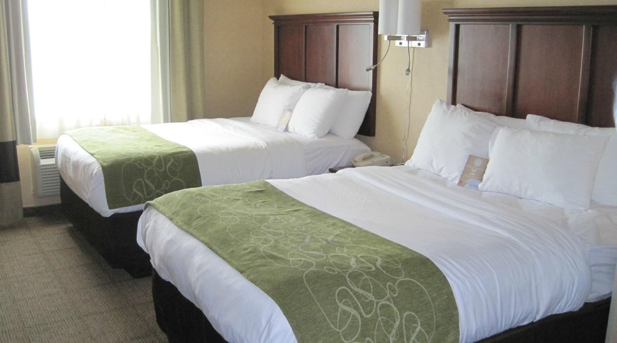Our two Queen size bed suite