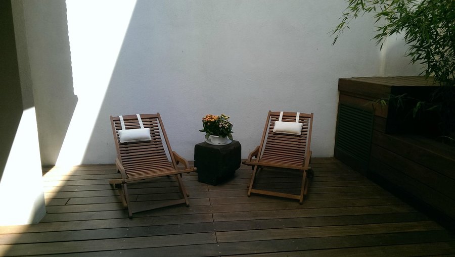 Un petit tour sur la terrasse
