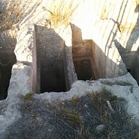 Some of the tomb openings