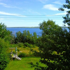 Vue du balcon des chambres privées
