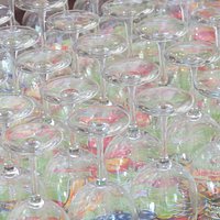 The wine glasses