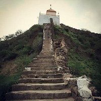 Steps leading to temple on top of the hill