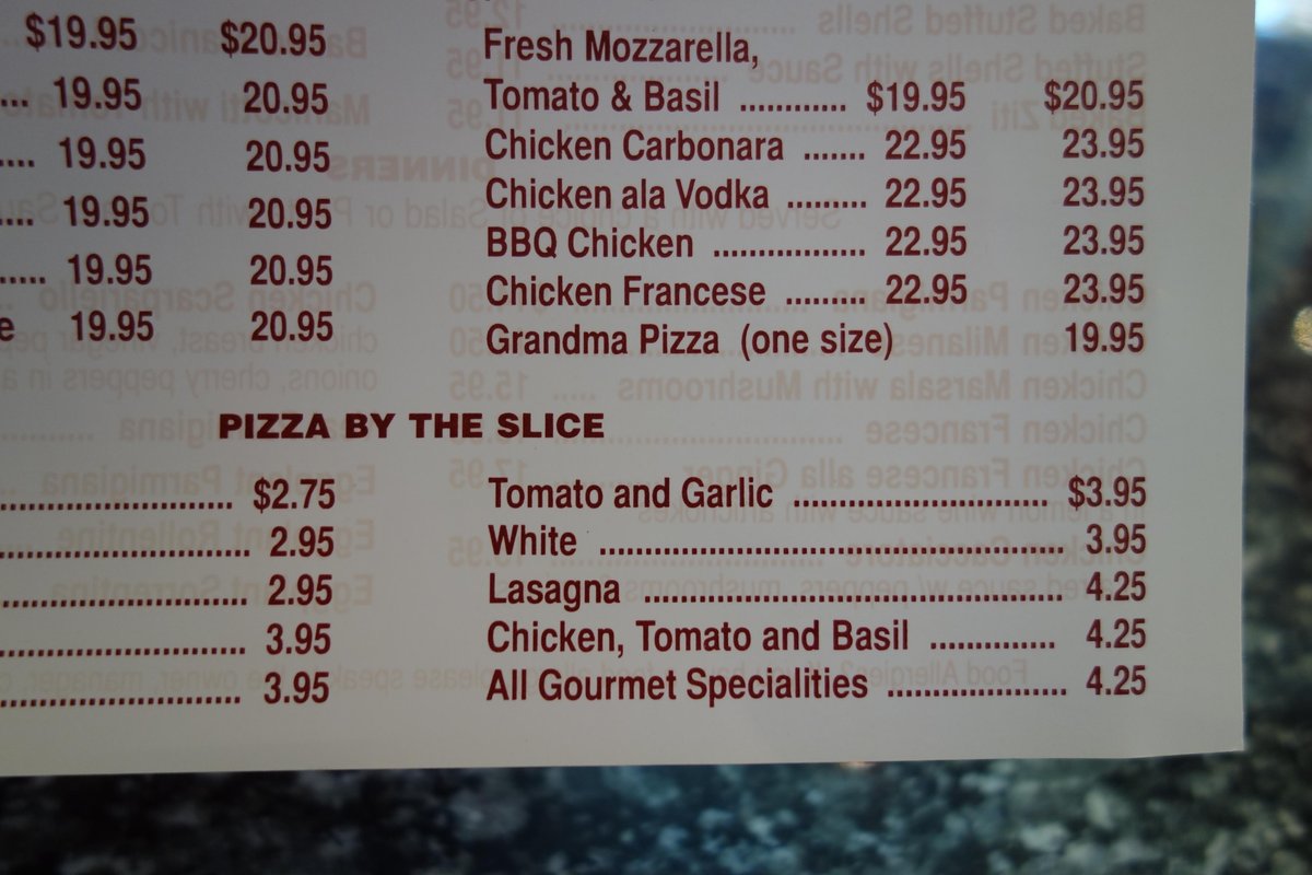 SUNRISE PIZZERIA, Rye - Menu, Prices & Restaurant Reviews - Order ...