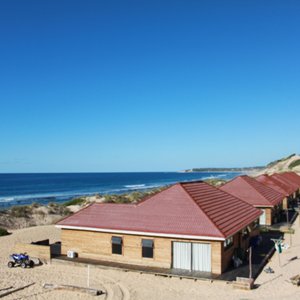 The Lodge is situated 100m from the beach.  Easy access