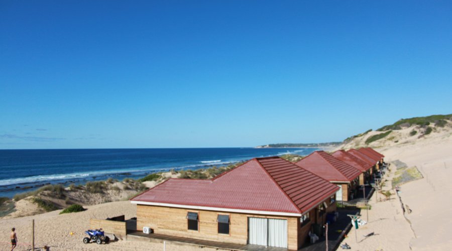 The Lodge is situated 100m from the beach.  Easy access