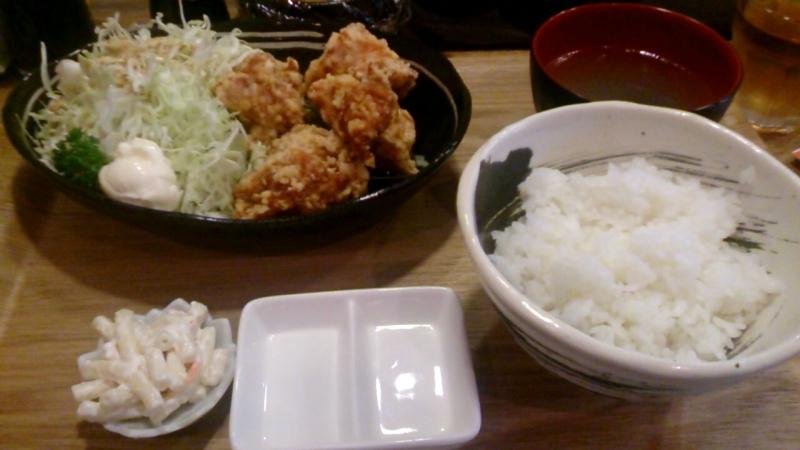 骨なしからあげ定食
