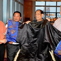 Donating Huang Yanpei's Juren Robe, Circa 1902. September 2014.