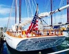 Florida Memory • Close-up view of the historic schooner Western Union -  Key West, Florida.