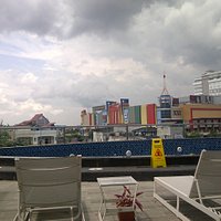 Duta Mall & Mercure Hotel dilihat dari Hotel Golden Tulip Banjarmasin