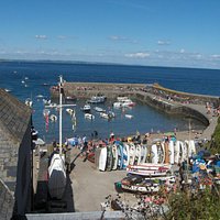 View from the cliff path by the Cliff Path Cafe, Gorran Haven