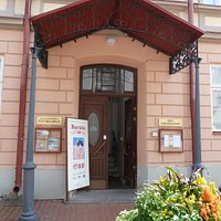 Eingang zum Postmuseum in Tartu