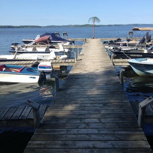 Dock for fishing boats