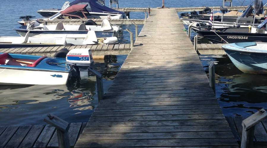 Dock for fishing boats