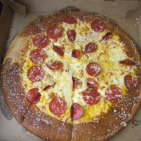 Kinda looks like they forgot to paint part of the crust to look like a pretzel