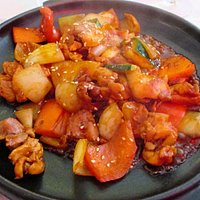 spicy chicken with vegetables