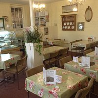 The lovely quaint interior (formerly the milking parlour)