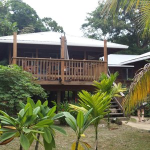 Hidden garden cabins