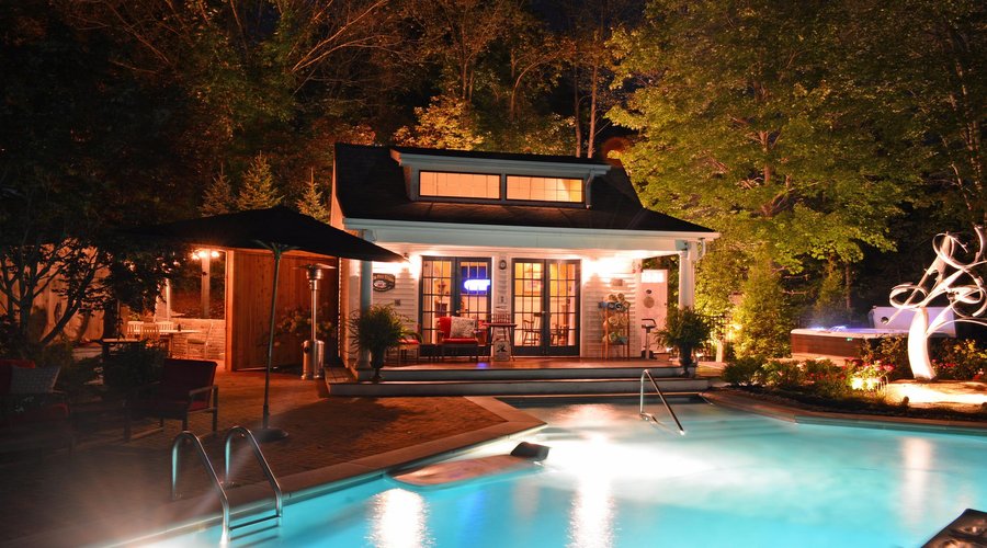 The Inn's Pool Courtyard and State-of-the-Art Spa/Hot Tub