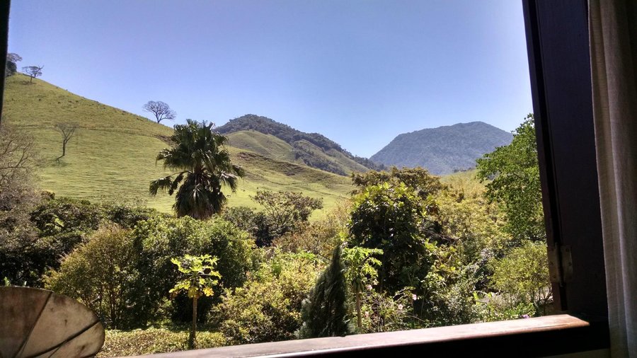 Vista de um dos quartos da Pousada Gecy e Lucimar