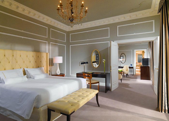 Luxury Hotel Suites at the Four Seasons New York, Atlantis the Palm Dubai,  and Westin Excelsior Rome