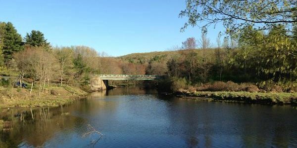 Quaboag River, behind regular rooms