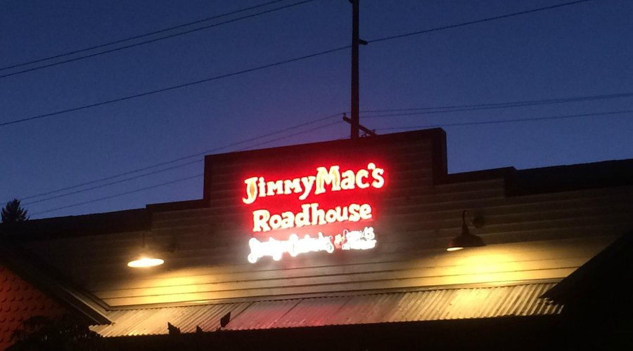 Sign outside