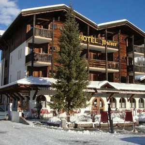 Hotel im Winter