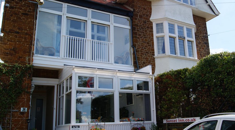 Our new breakfast room with sea views