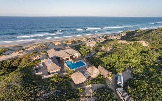Arial view of the lodge