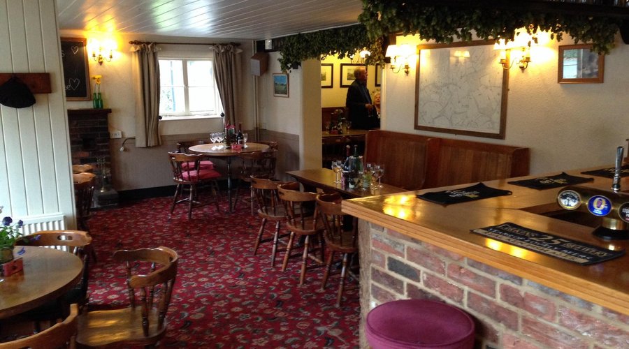 The bar area