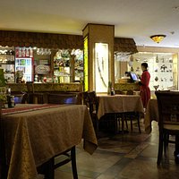 View of the bar