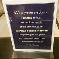 Just aware not enough budget for library in US.