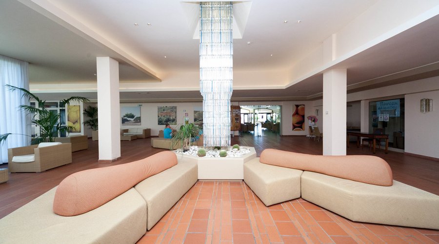 Lobby at the Club Alicudi Hotel