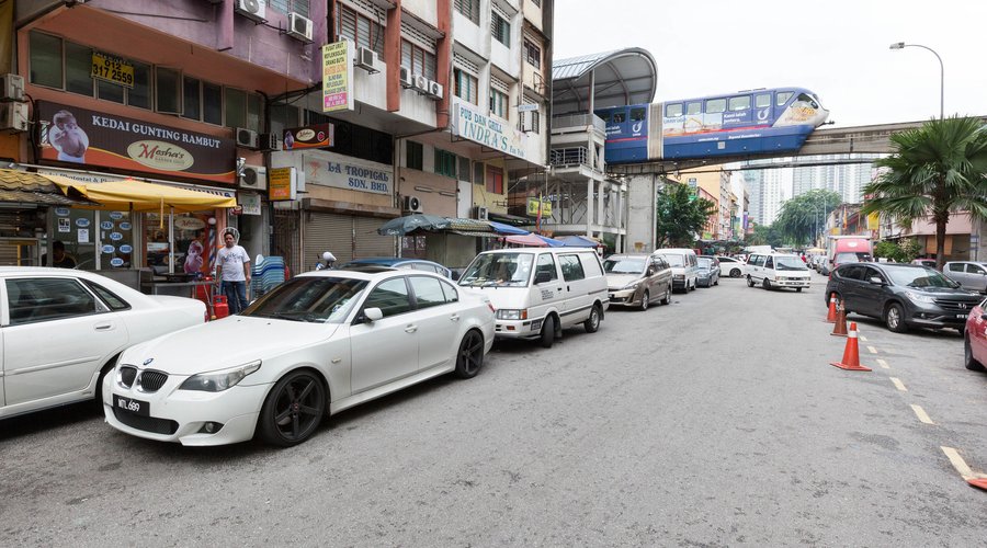 Street at the Hotel Sentral