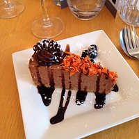 Omg!!!!! Desert to die for. Chocolate orange cheesecake!!!