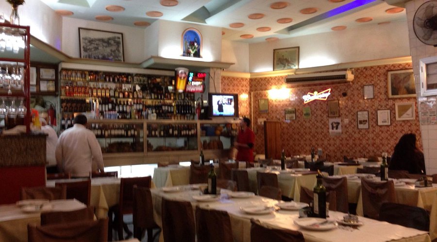 Inside Nova Capela - early evening