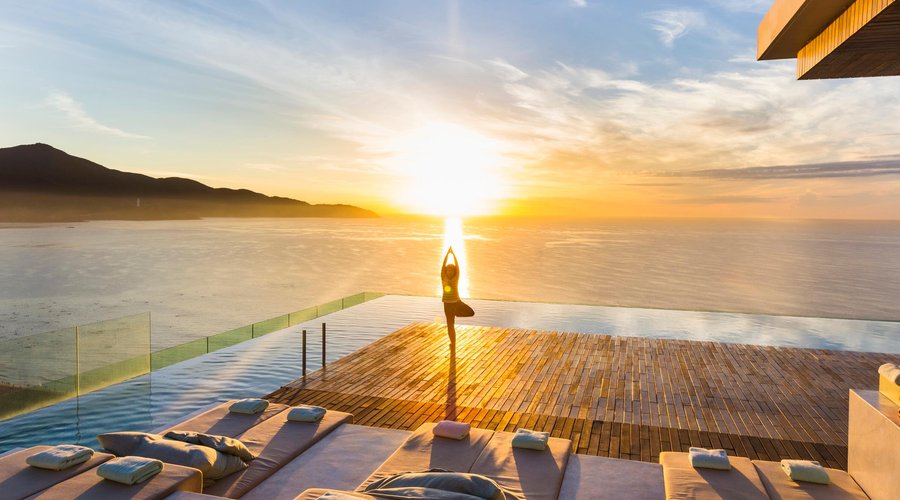 Sunrise Yoga at the rooftop