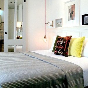 Market House - an Atlas Boutique Hotel in Tel Aviv, image may contain: Furniture, Bedroom, Indoors, Bed