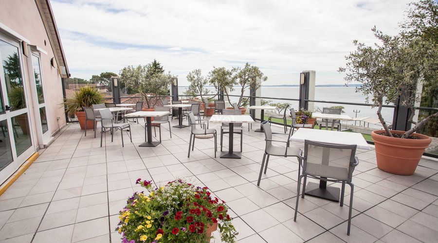 Terrace at the Hotel Caesius Thermae SPA