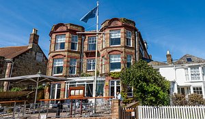 Seaview Hotel in Isle of Wight, image may contain: Neighborhood, Villa, City, Condo
